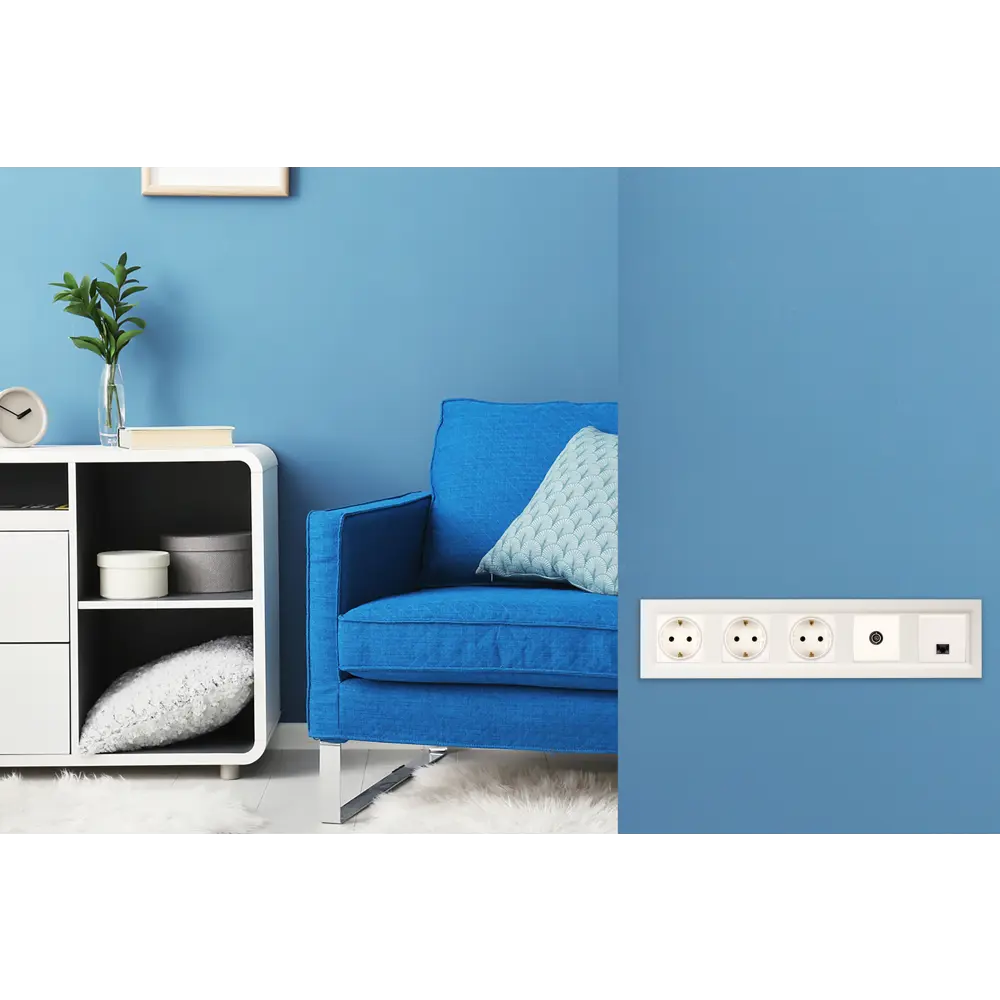 Розетка с заземлением Legrand Structura со шторками 16А 250В винтовые зажимы цвет белый STLM-2002105 - Вид №5