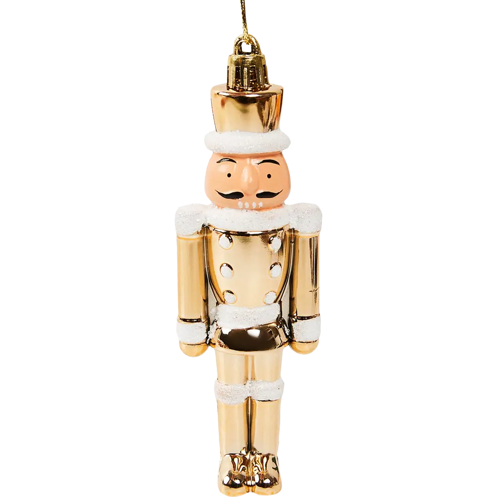 87036536 Елочная игрушка Щелкунчик 12.8x12.3 цвет красный 3 шт. STLM-1357069 Santreyd  - Вид №2