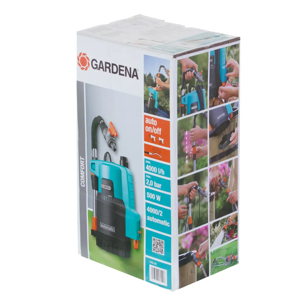 Насос садовый для полива из бочки Gardena Comfort 4000/2, 4000 л/час STLM-2130621 - Вид №3