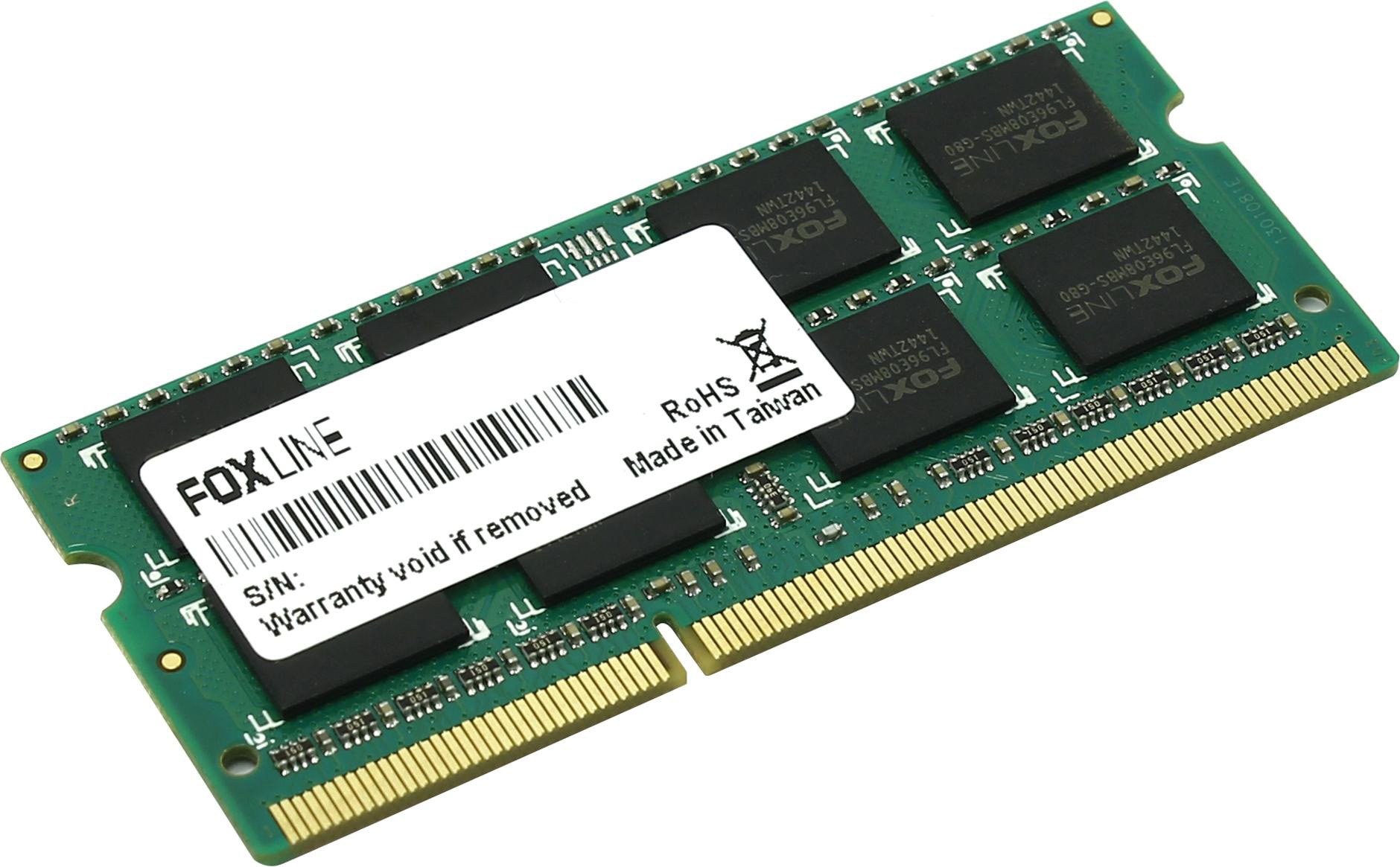 FL1333D3S9S-1G sodimm 1gb 1333 ddr3 cl9 (128*16) Foxline Santreyd 