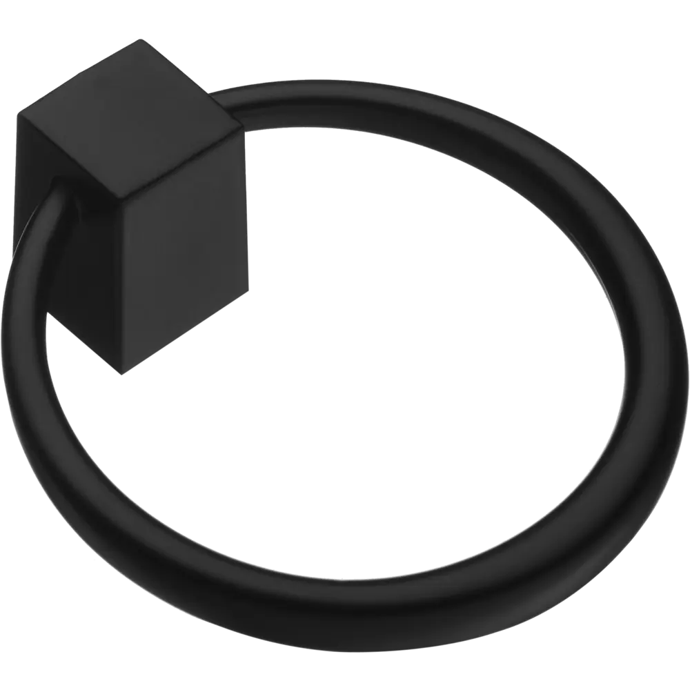 Мебельная ручка-кнопка K-1130, цвет матовый черный KERRON STLM-2204135