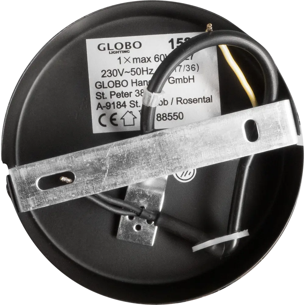 Светильник Globo 1xE27x60 Вт, 23 см, цвет чёрный STLM-2063208 - Вид №6