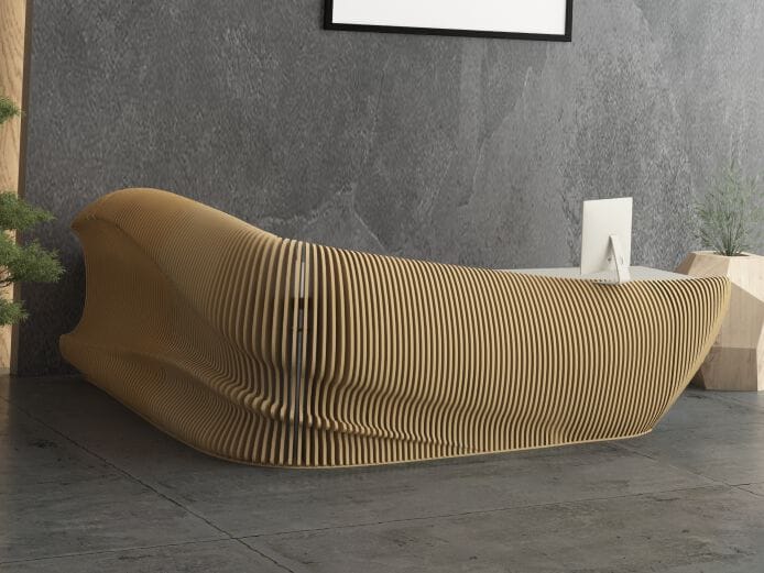 Стойка регистрации из фанеры MYWOODREAM VIRGY ARCH-00003250 - Вид №1