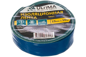 15699289 Изоляционная лента ПВХ, цвет синий 1510blue ULTIMA