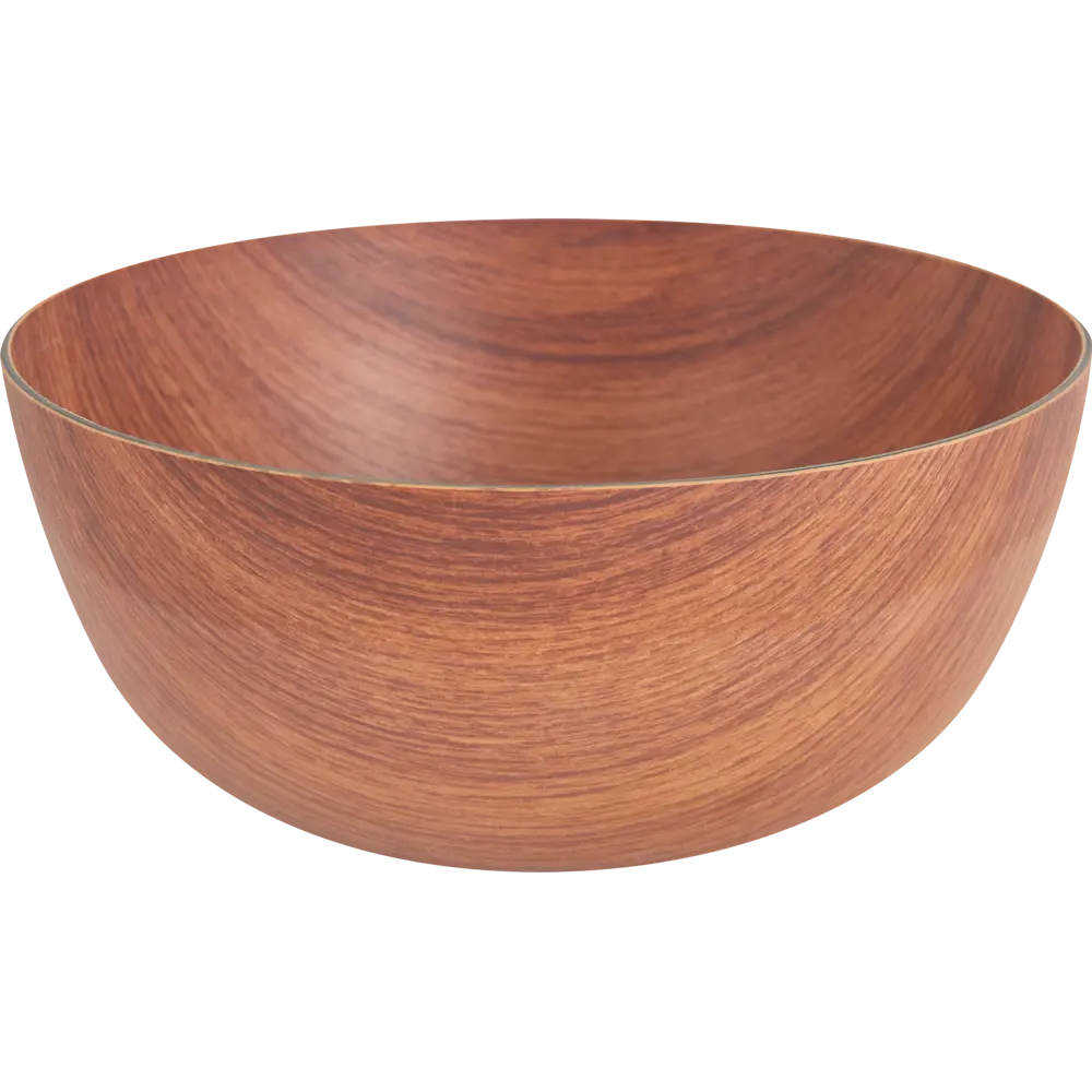 Салатник круглый ø24 h10.5 см пластик коричневый EVELIN STLM-2155929