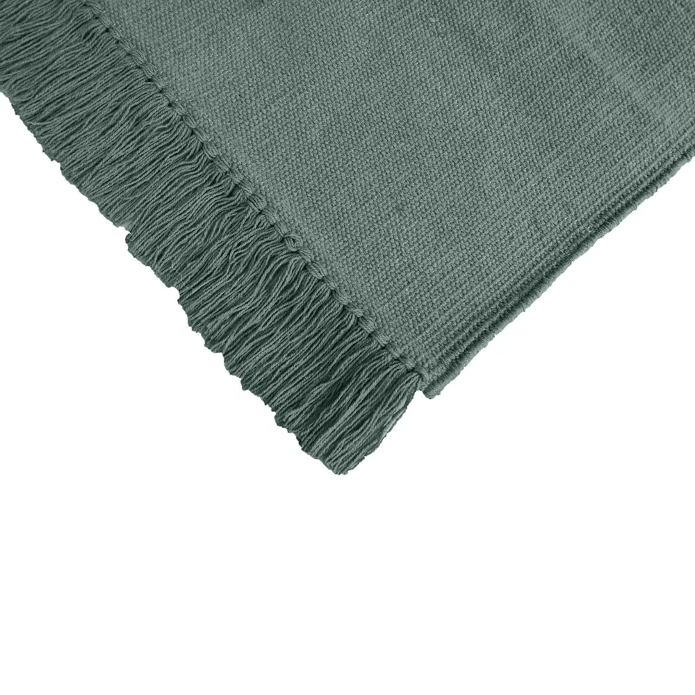 Коврик декоративный хлопок Inspire Lyanna 60x120 см цвет голубой STLM-2180139 - Вид №1