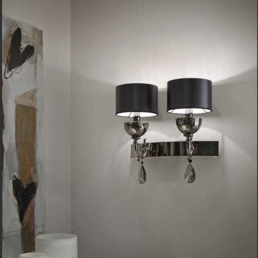 Masiero NUARE A2 G08 Nickel nero бра 115049 - Вид №1