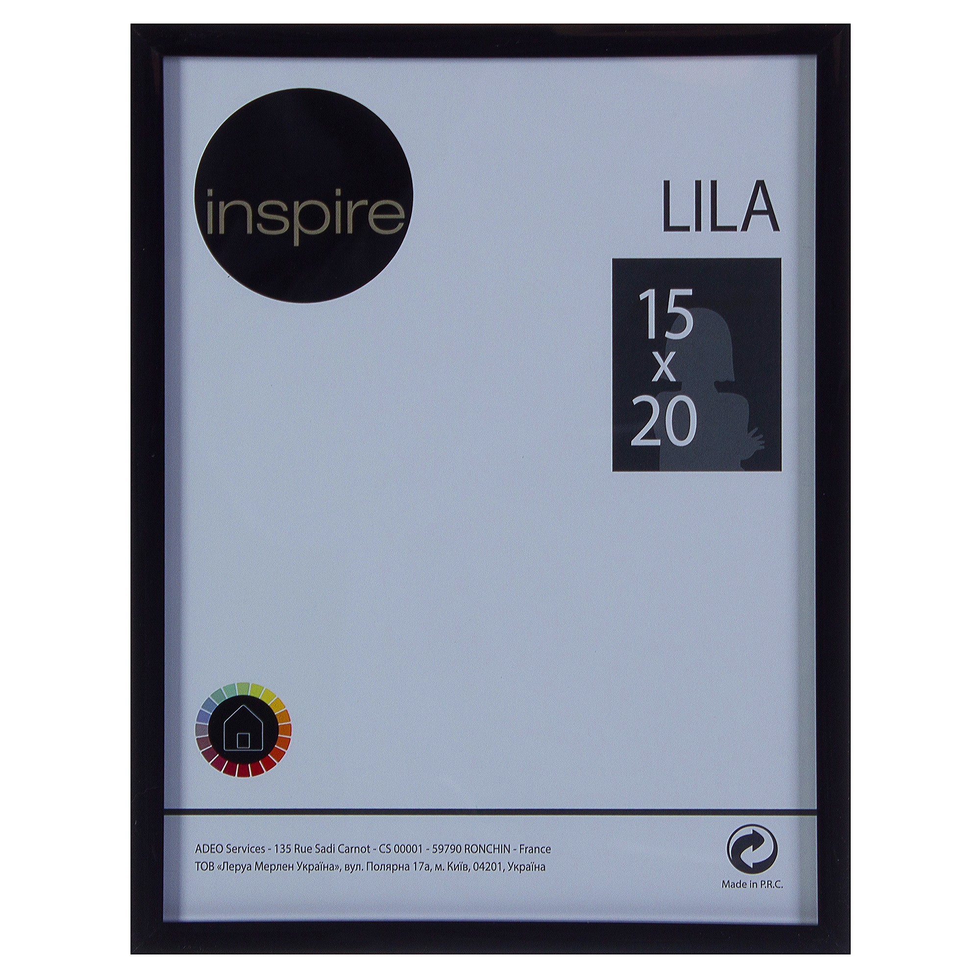 18768991 Рамка Lila 15х20 см,цвет чёрный STLM-0012592 INSPIRE