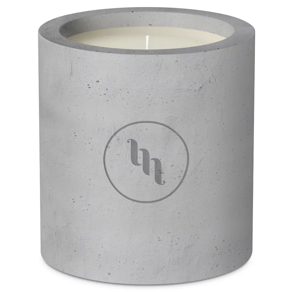 Свеча ароматизированная в гипсе Bogen светло-серая 7 см Bago home STLM-2142455