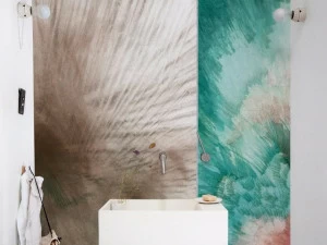 Wall&decò Цветочные обои для ванной Wet system 16