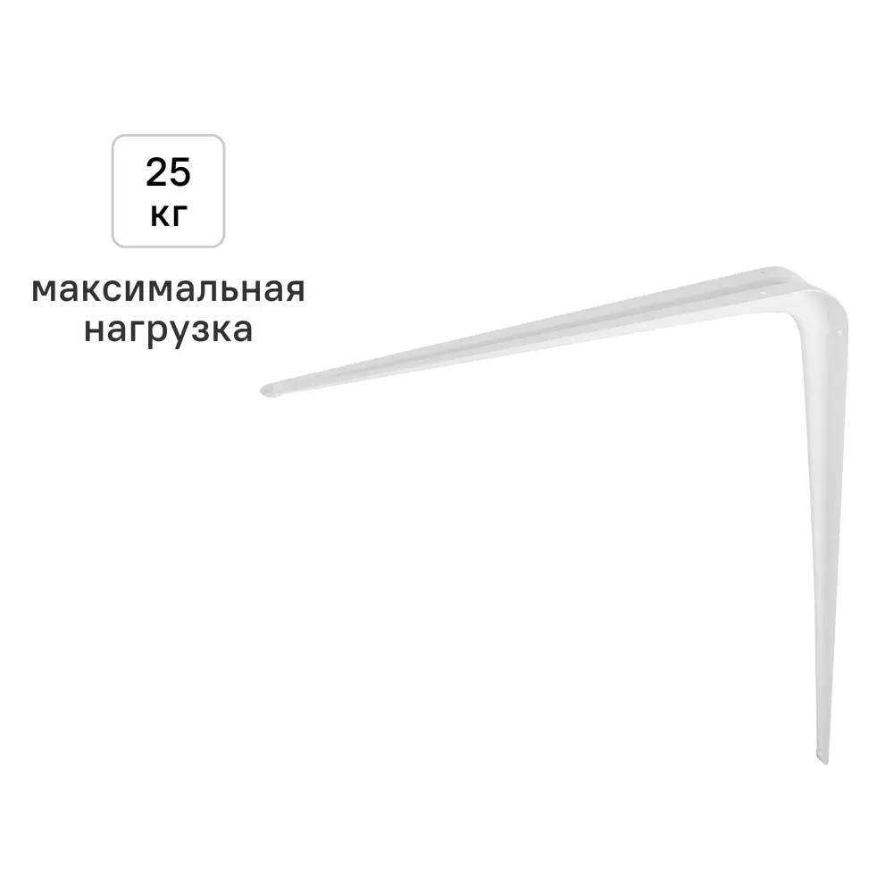 Утилитарный кронштейн Normo 35x40 см нагрузка до 25 кг цвет белый 89438021 STLM-2140218 Santreyd 