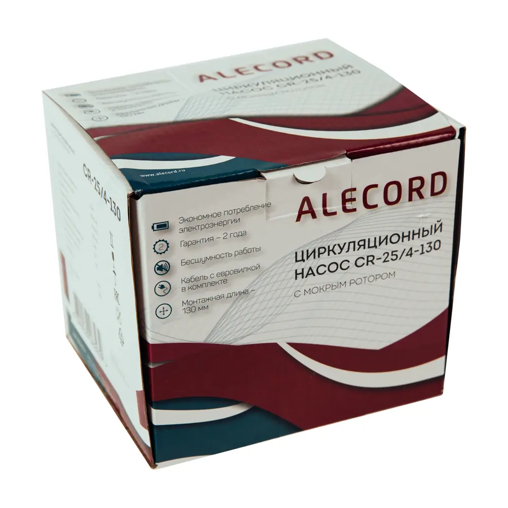 Насос циркуляционный Alcerod, 25/4 130 мм ALECORD STLM-2100595 - Вид №5