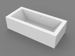 MOMA Design Прямоугольная отдельно стоящая ванна на заказ Platinum Plt0208b