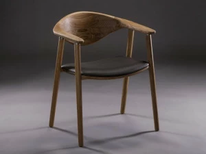Artisan Деревянный стул с подлокотниками Naru Ccna1xxyy