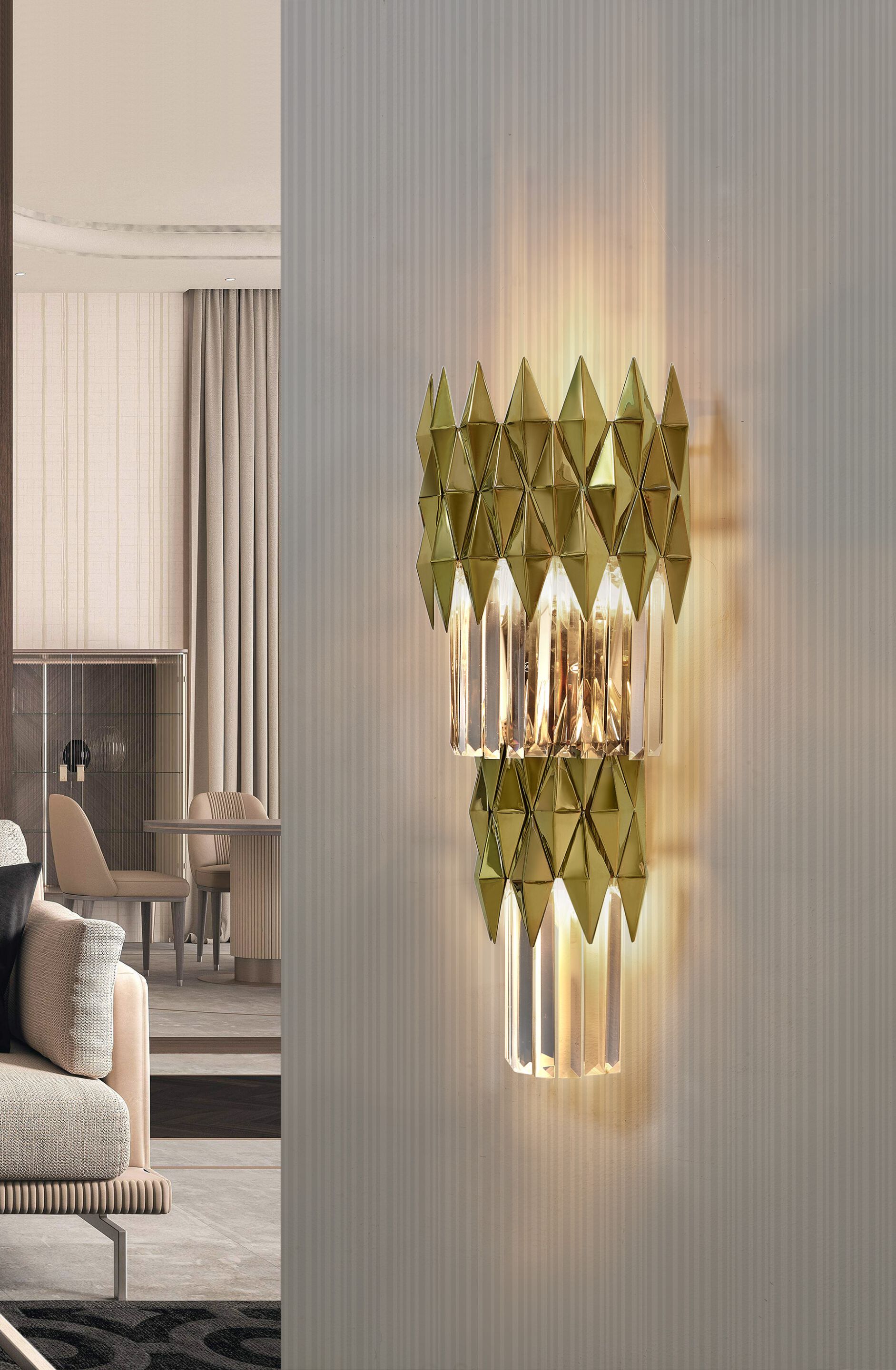 Стальная аппликация с кристаллами K-Lighting Lune ARCH-00061282 - Вид №2