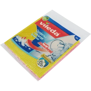 Салфетка губчатая Vileda 2 шт. цвет желтый