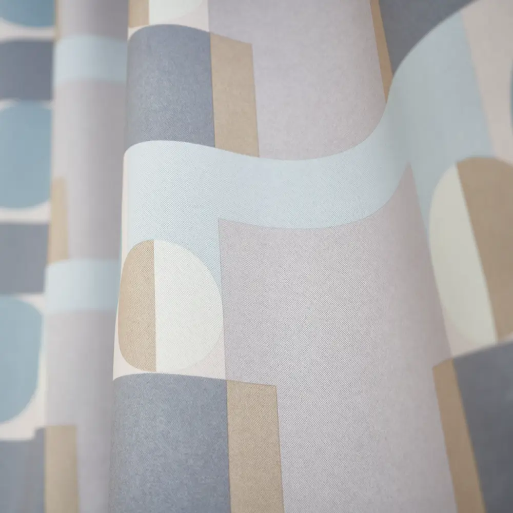 Штора на ленте Геометрия 200x270 см цвет серый WITERRA STLM-2035371 - Вид №5