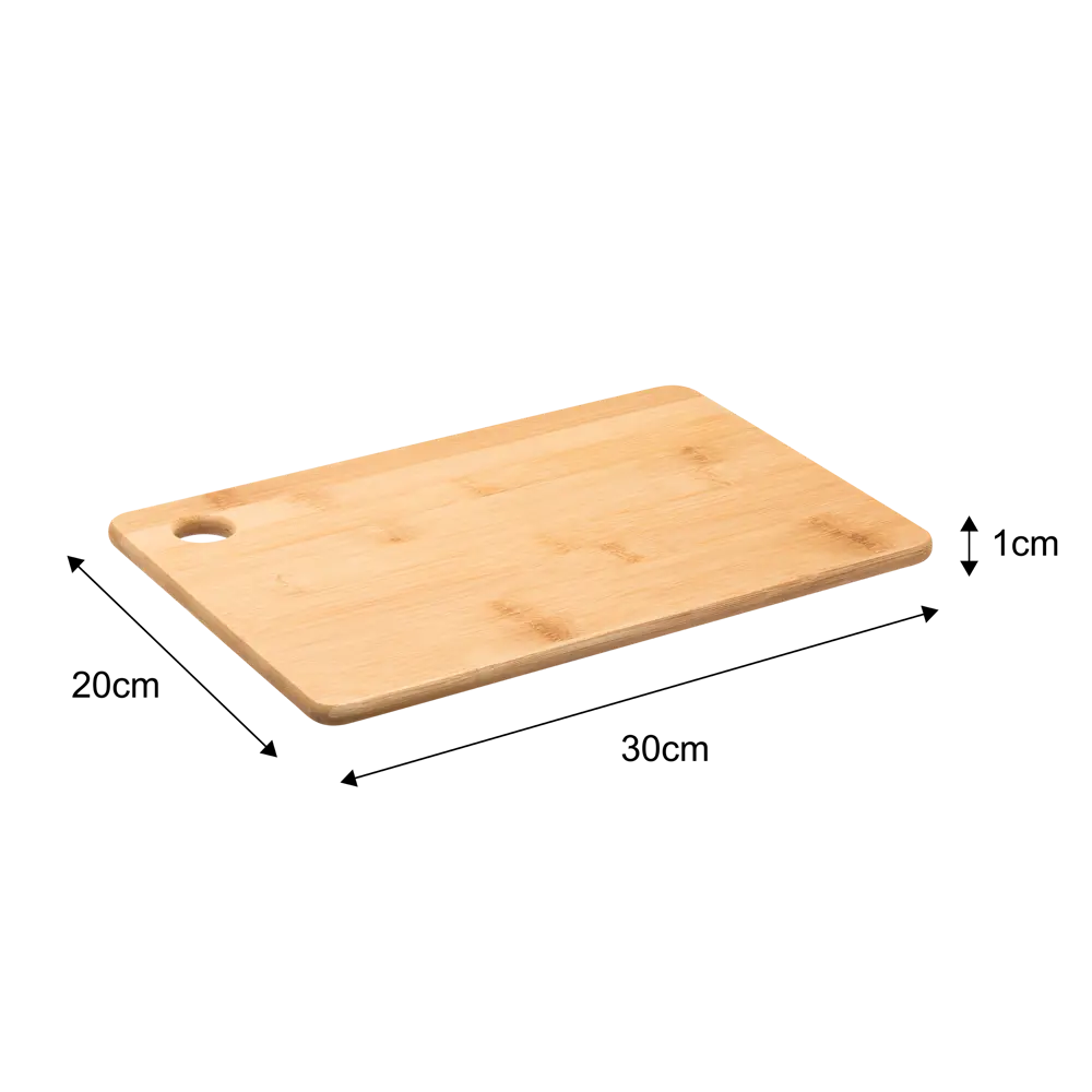 Доска разделочная 20x30x1 см бамбук бежевый Santreyd STLM-2071742