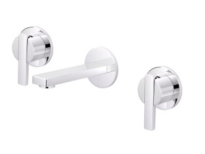 Настенный смеситель для раковины с 3 отверстиями