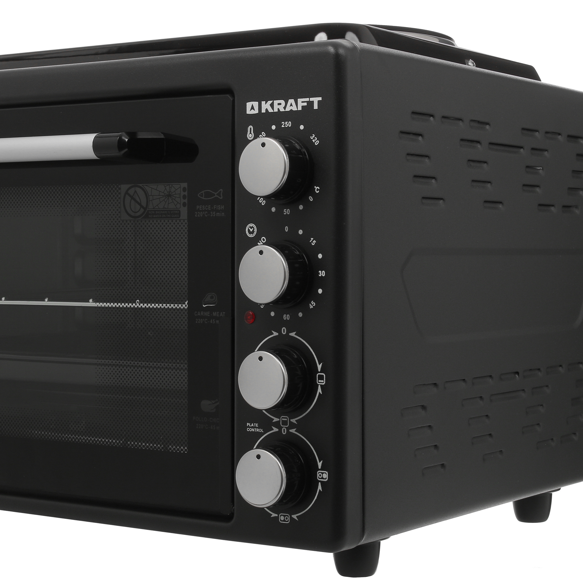 5347096 Мини-печь Kraft KF-MOHP 3800 BL черный STDN-0107995 - Вид №3