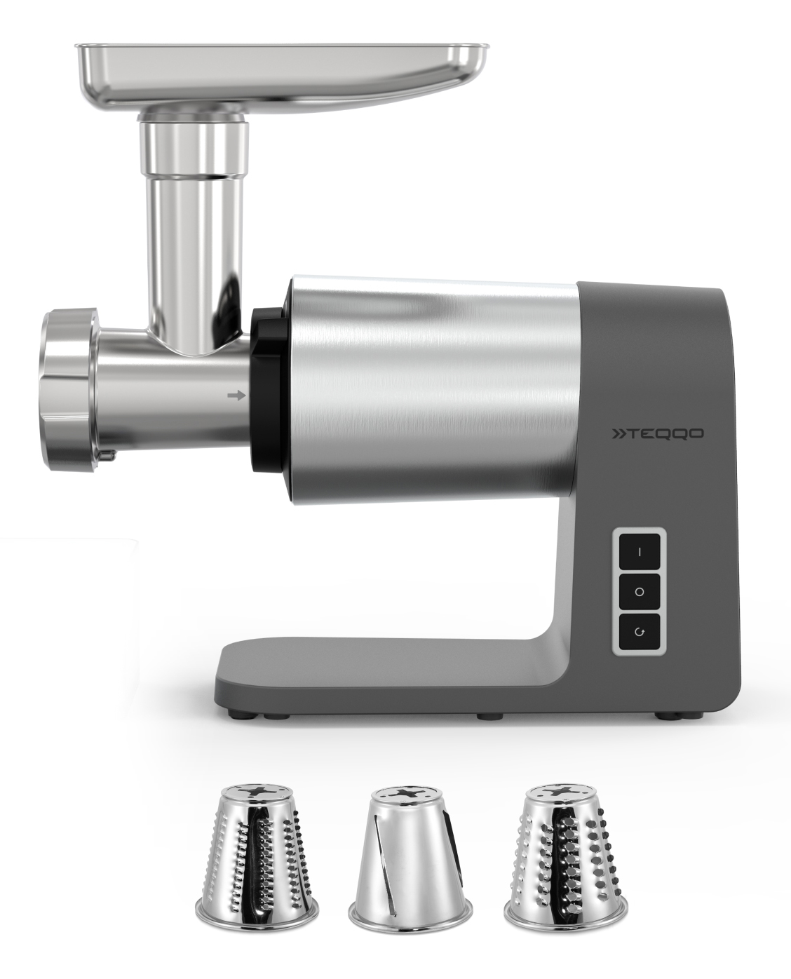 9176131 Мясорубка электрическая TEQQO Grindmaster Plus серый STDN-0063649 - Вид №1