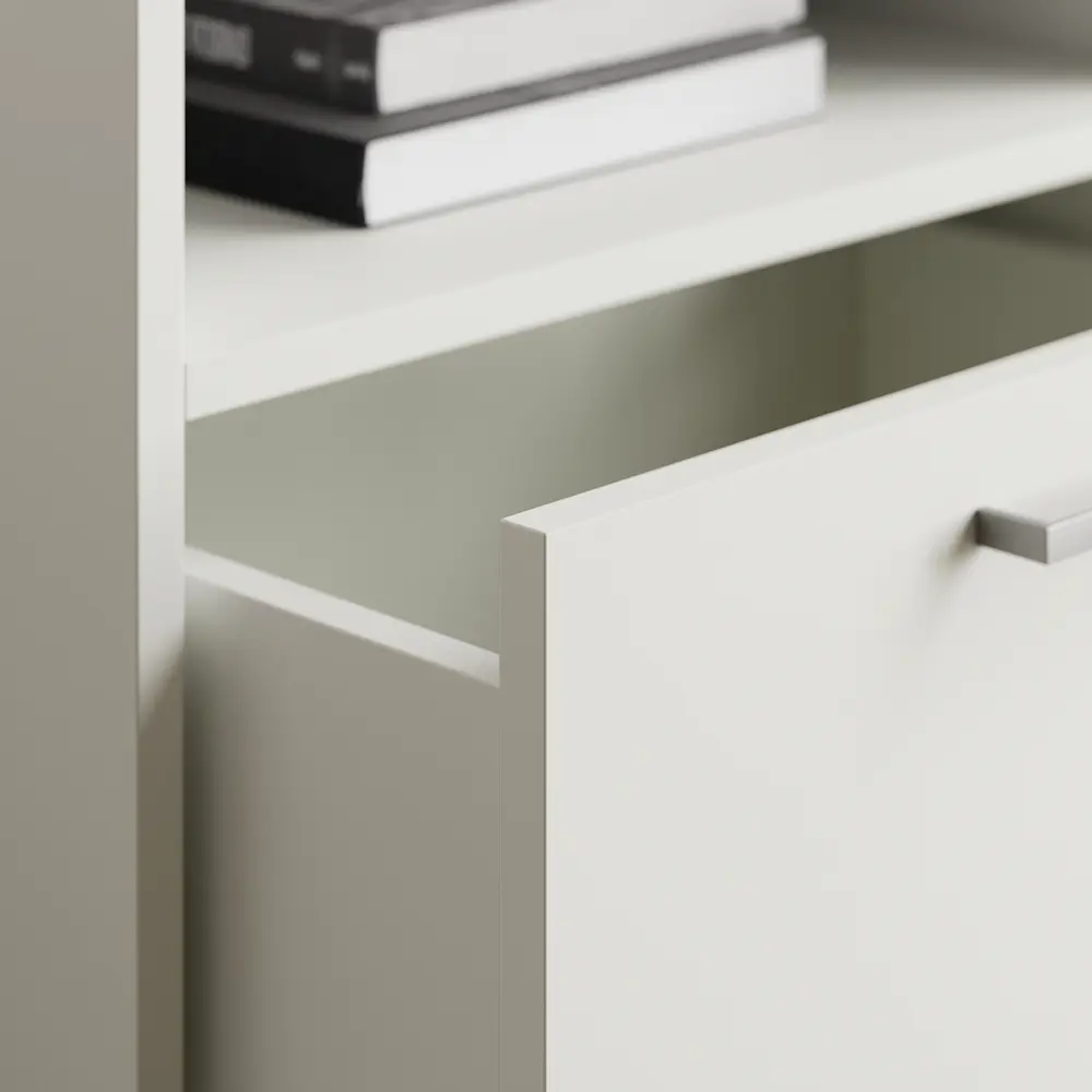 Тумба прикроватная 49.8x48.4x33.3 см ЛДСП цвет белый лед Santreyd STLM-2094908 - Вид №8