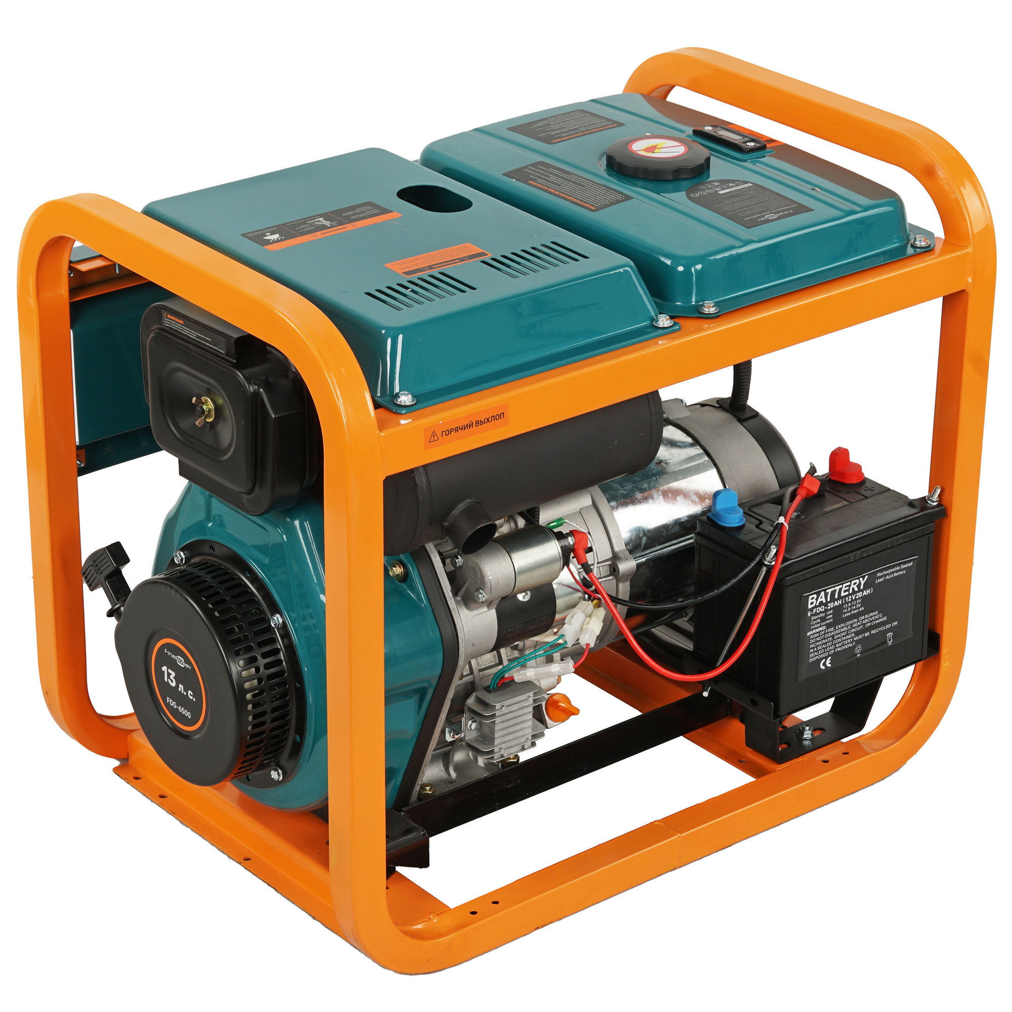 Электрогенератор  дизельный  FinePower FDG-6500 5403195 STDN-0120555 - Вид №3