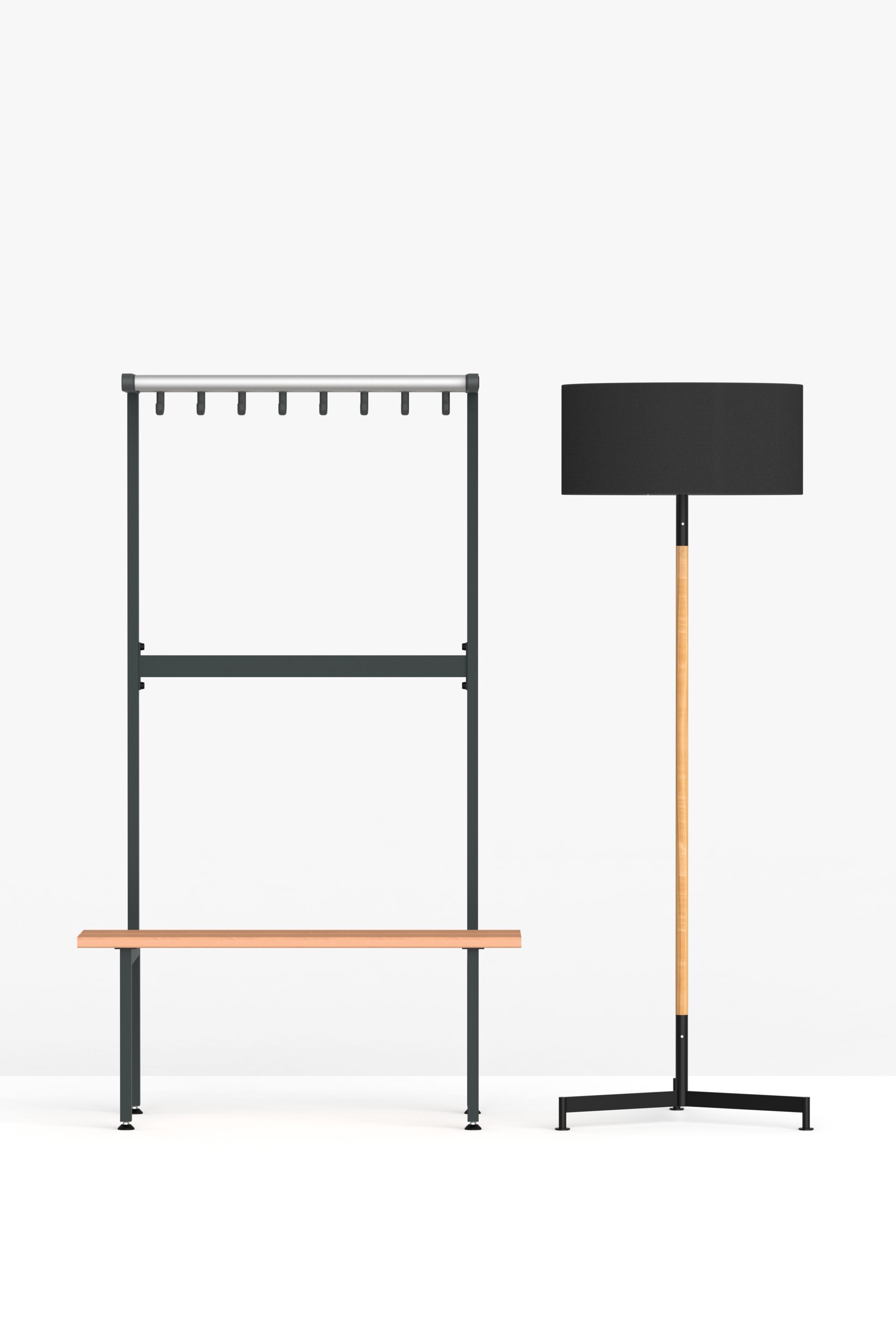 Стальная и деревянная скамейка для спортивных сооружений FUNCTIONALS Tertio ARCH-00085815 - Вид №5