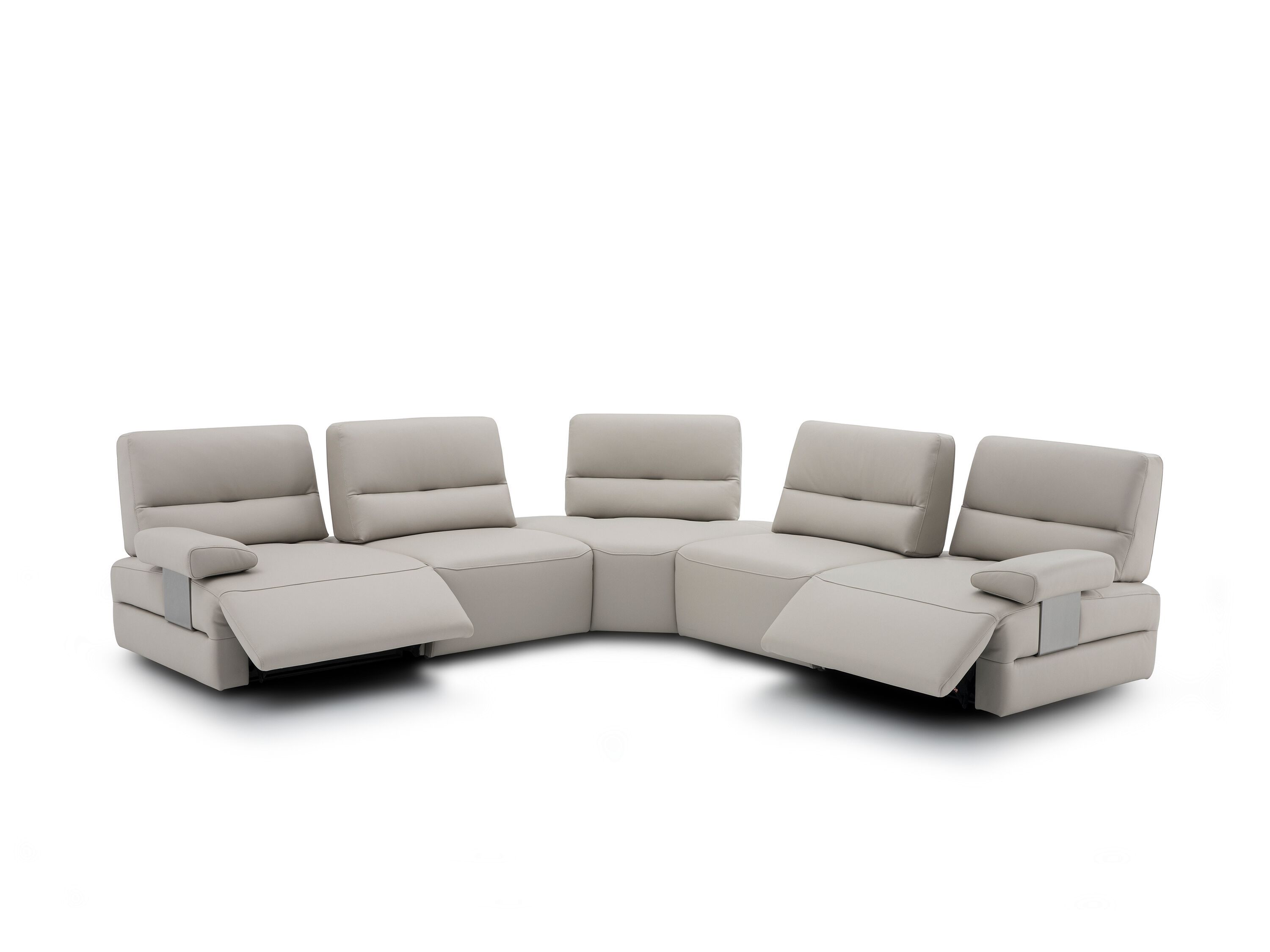 Кожаный угловой диван на 6 мест и более с электрическим движением CAMPO DE' FIORI лестница ARCH-00127771 - Вид №5