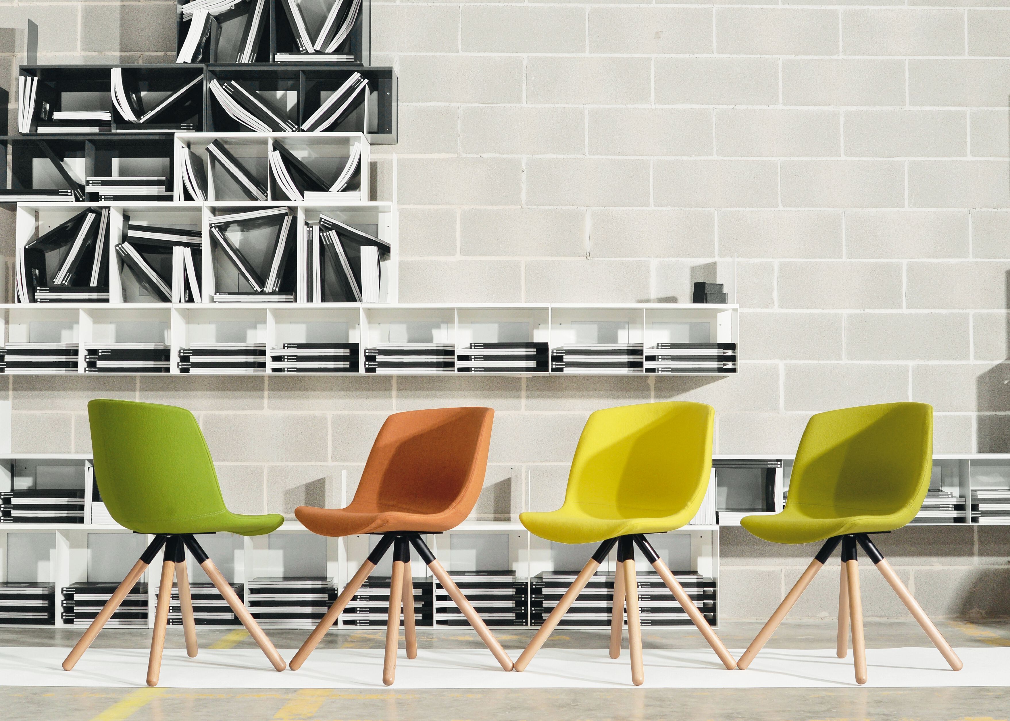 Стул из ткани из бука BBB COCOON ARCH-00126234 - Вид №1