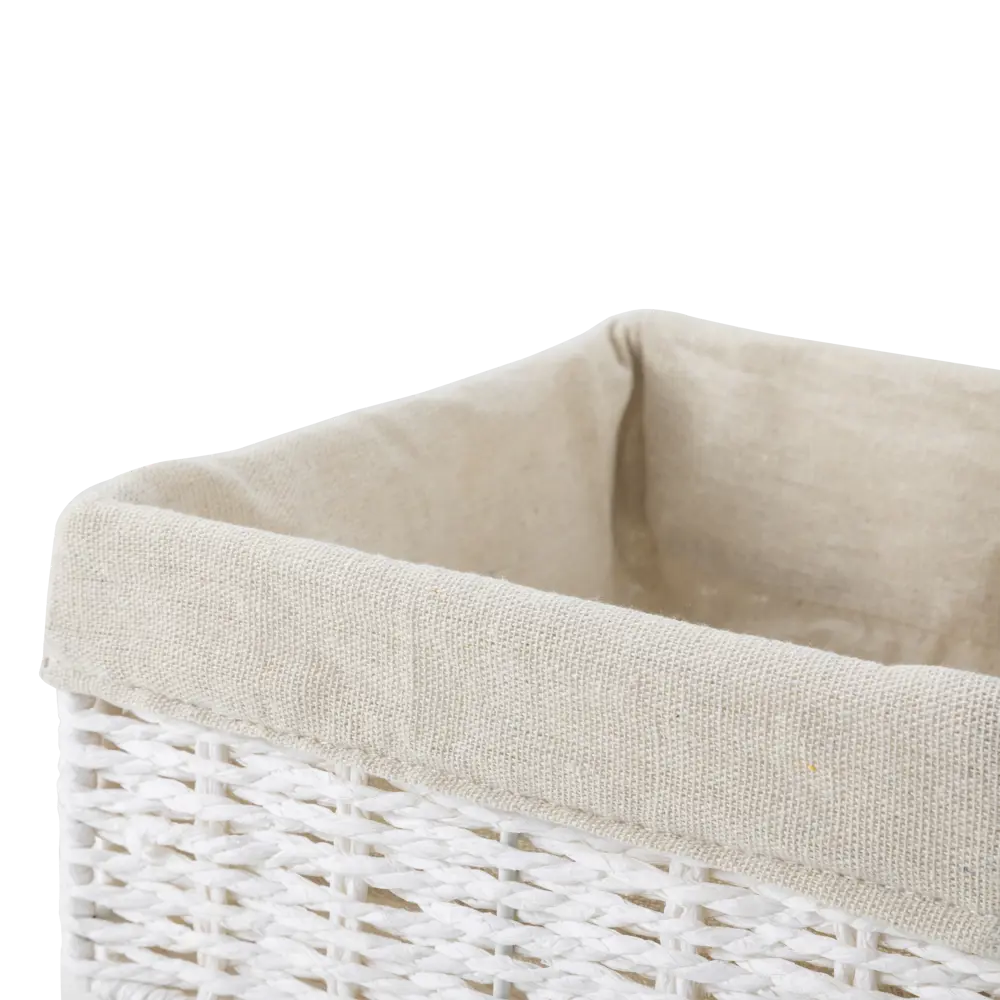 Корзина белая 10x20x20см бум Konsensa STLM-2177684 - Вид №3