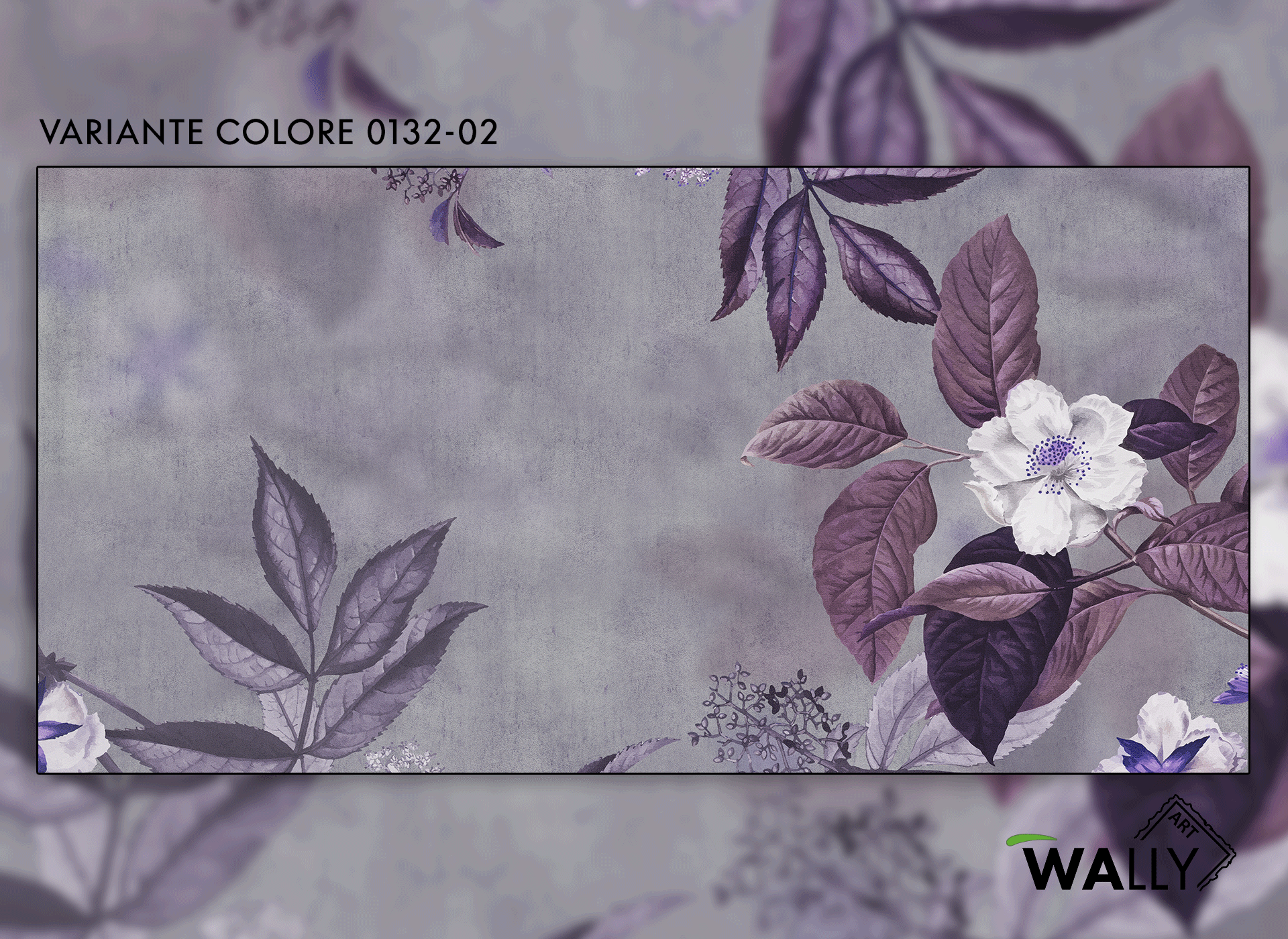 Цветочные узоры нетканые моющиеся огнезащитные обои WALLYART Lacollection ARCH-00024851 - Вид №3