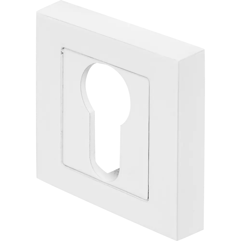 Накладка на замок Proffero белая матовая 71x50 мм для входных дверей 89348767 STLM-0902580 - Вид №2