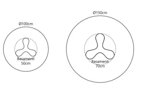 Бетонный круглый обеденный стол mg12 Giorgia ARCH-00135618 - Вид №4