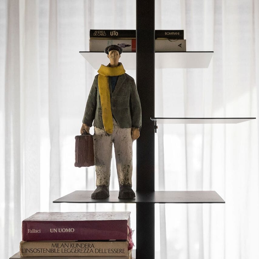 Железный книжный шкаф с креплением пол-потолок Mogg Аделаида ARCH-00098752 - Вид №3