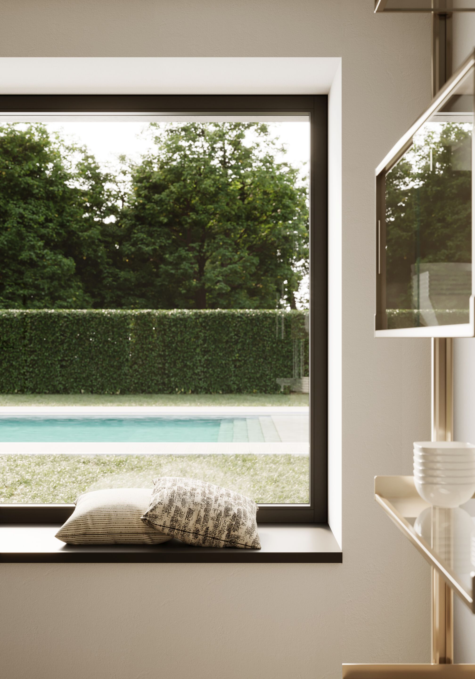 Минимальное деревянное окно-алюминий Impronta BLEND ARCH-00030717 - Вид №5