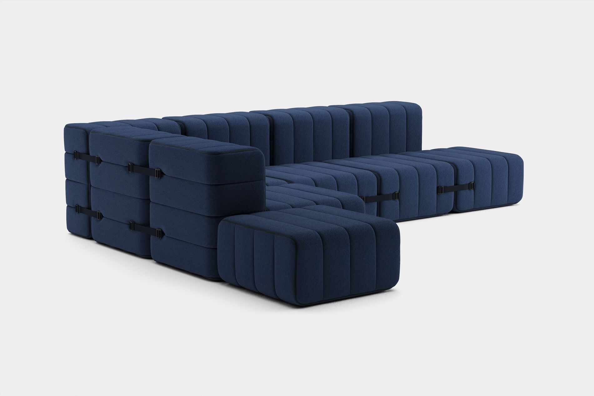 Модульный угловой диван из ткани AMBIVALENZ Curt ARCH-00083106 - Вид №1