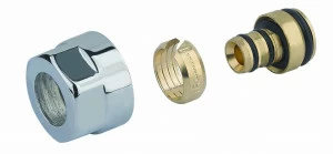 Carlo Poletti A58706B Переходник для пластиковой трубы, гайка цилиндрическая.