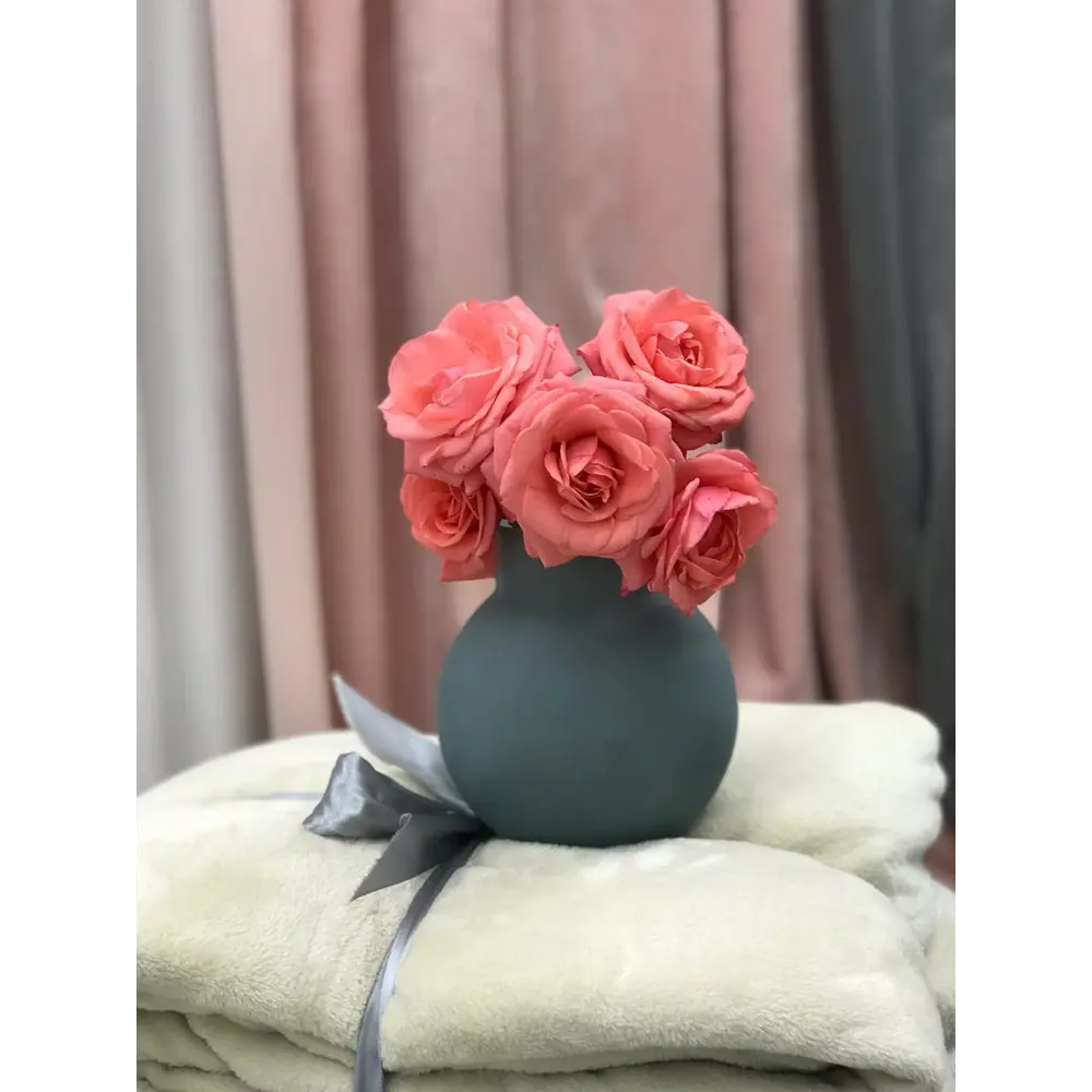 Ваза «Токио» 3 малая, стекло, цвет серый матовый Santreyd STLM-2134902 - Вид №2