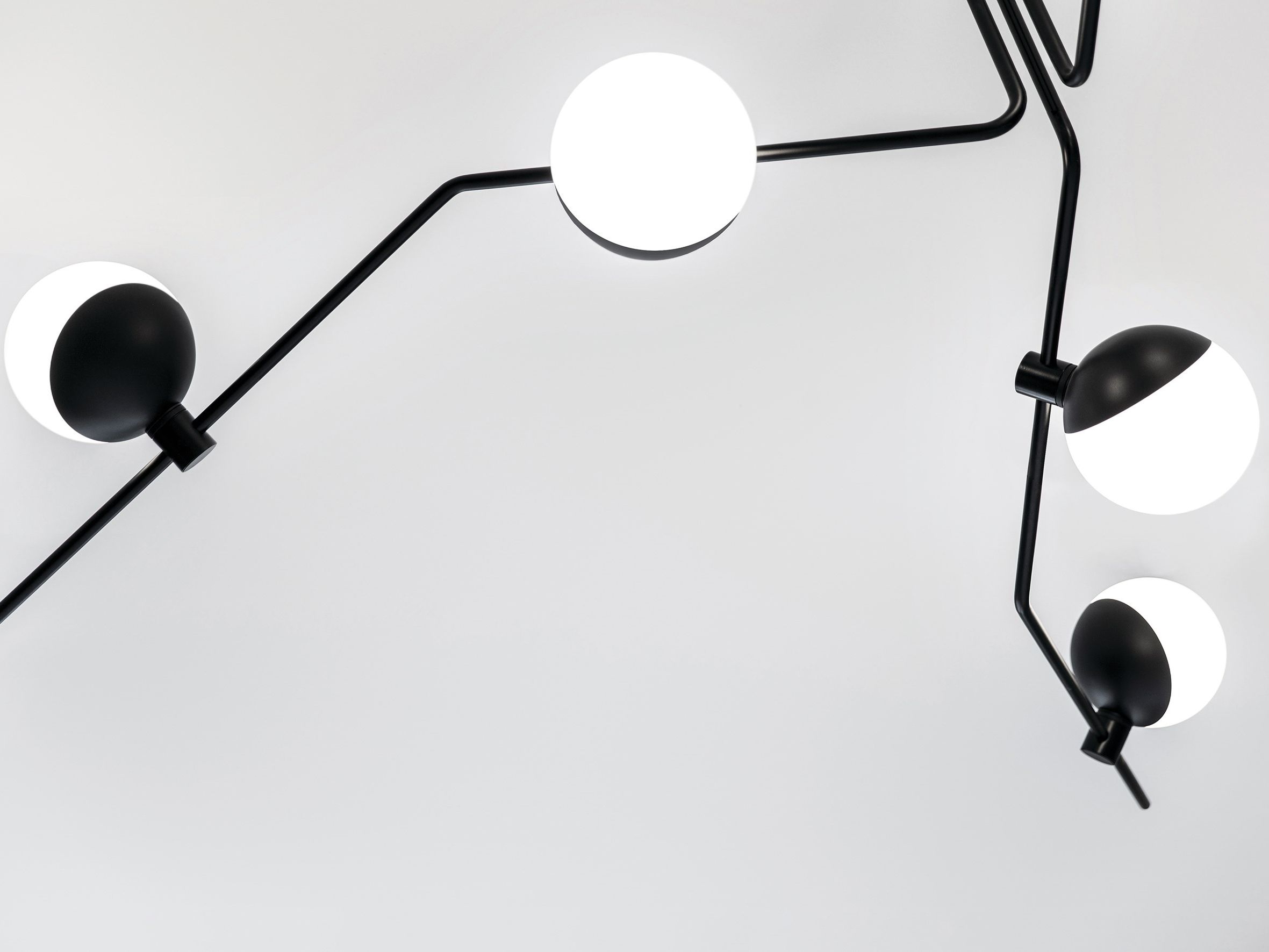 Светодиодный потолочный светильник из стали и стекла Grupa Baluna ARCH-00064957 - Вид №1