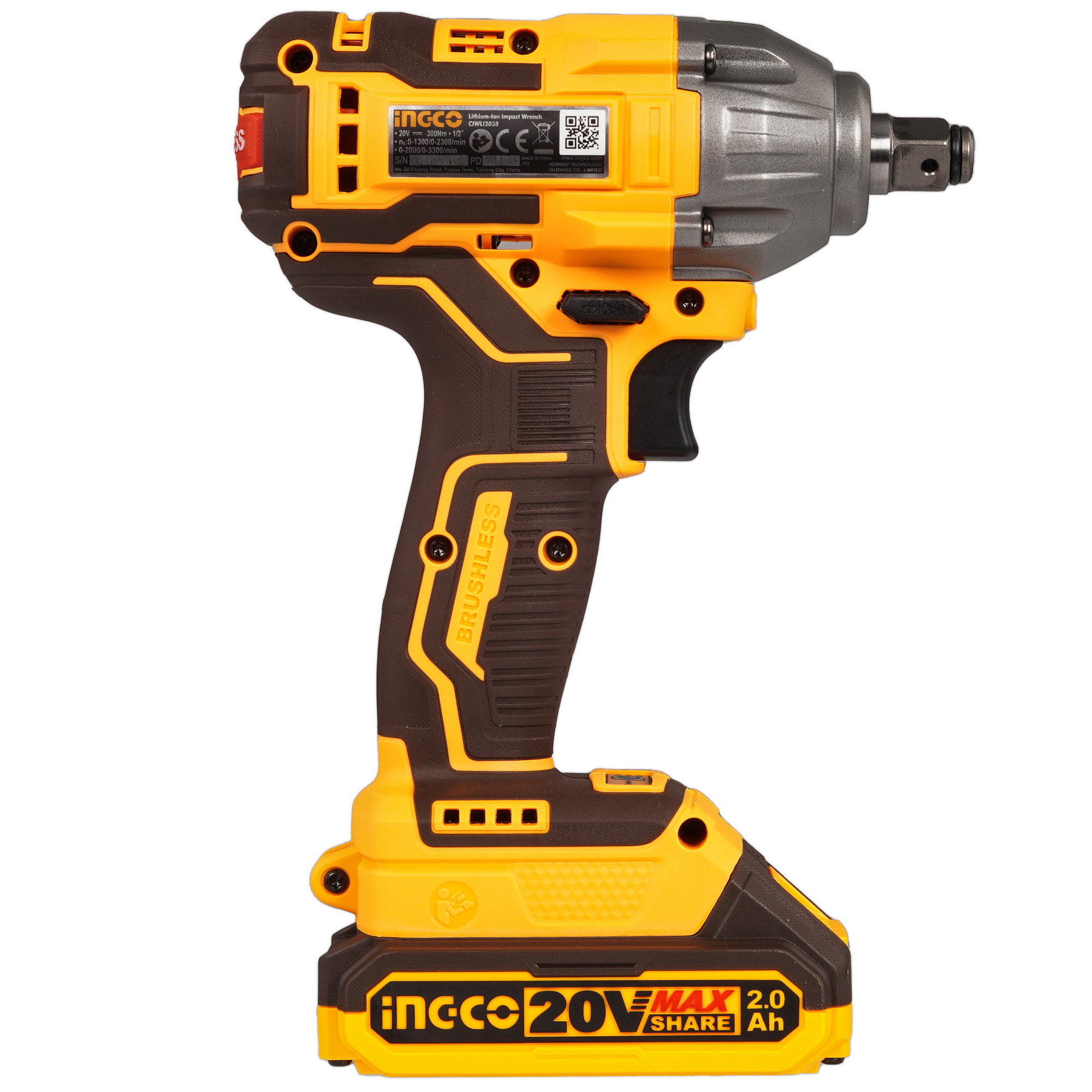 Гайковерт INGCO CIWLI2038 5496813 STDN-0044173 - Вид №2