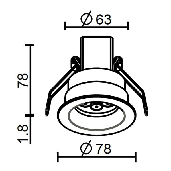 Алюминиевый светодиодный светильник Brillamenti SPOT ARCH-00008690 - Вид №12
