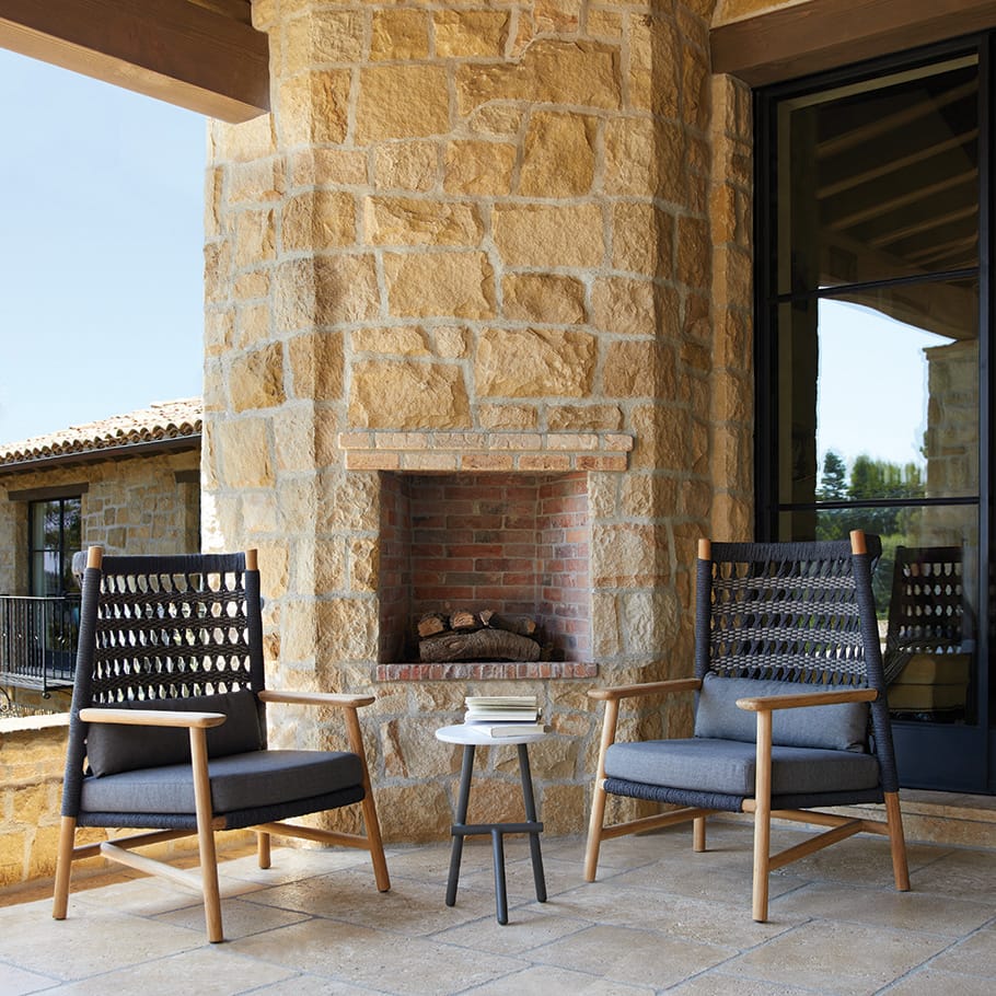 Кресло из морской веревки с высокой спинкой JANUS et Cie Anatra ARCH-00129299 - Вид №5