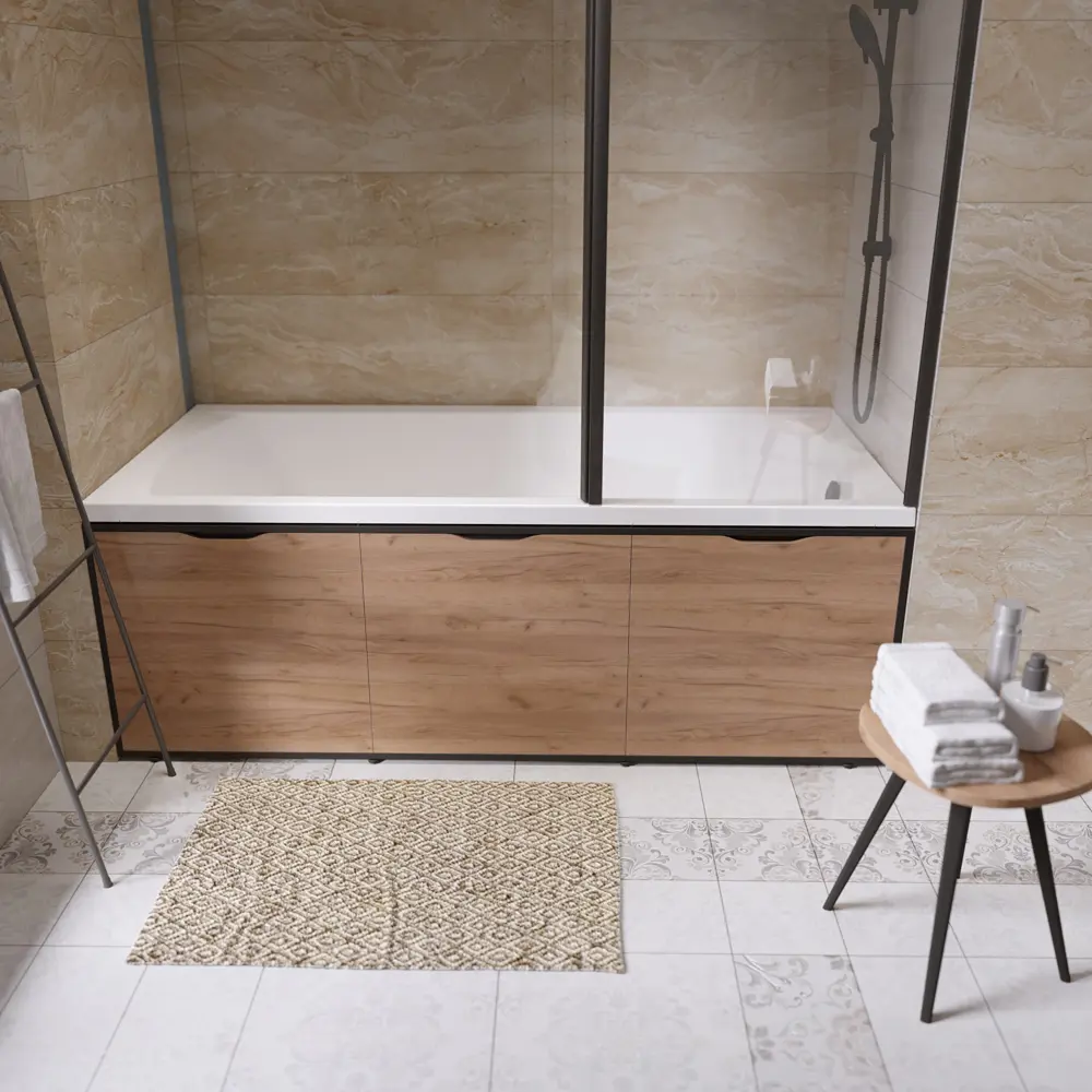 Экран под ванну 1Marka Urban откидной 54x170 см цвет дуб крафт золотой STLM-2064811 - Вид №6