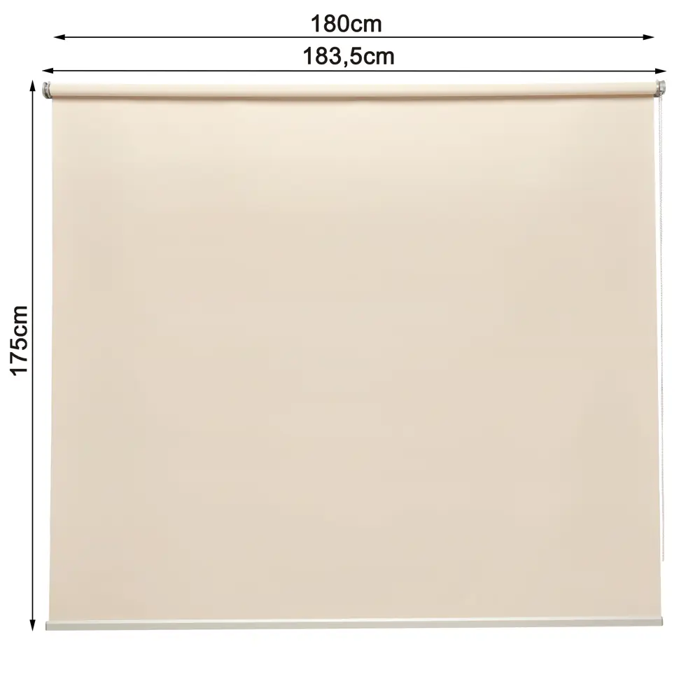 Штора рулонная блэкаут Inspire Belem 180x175 см светло-бежевая Trench 6 STLM-2030541 - Вид №2