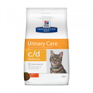 Т00002906 Корм для кошек Hill"s Prescription Diet Feline C/D при лечении МКБ сух. 5кг Hill's