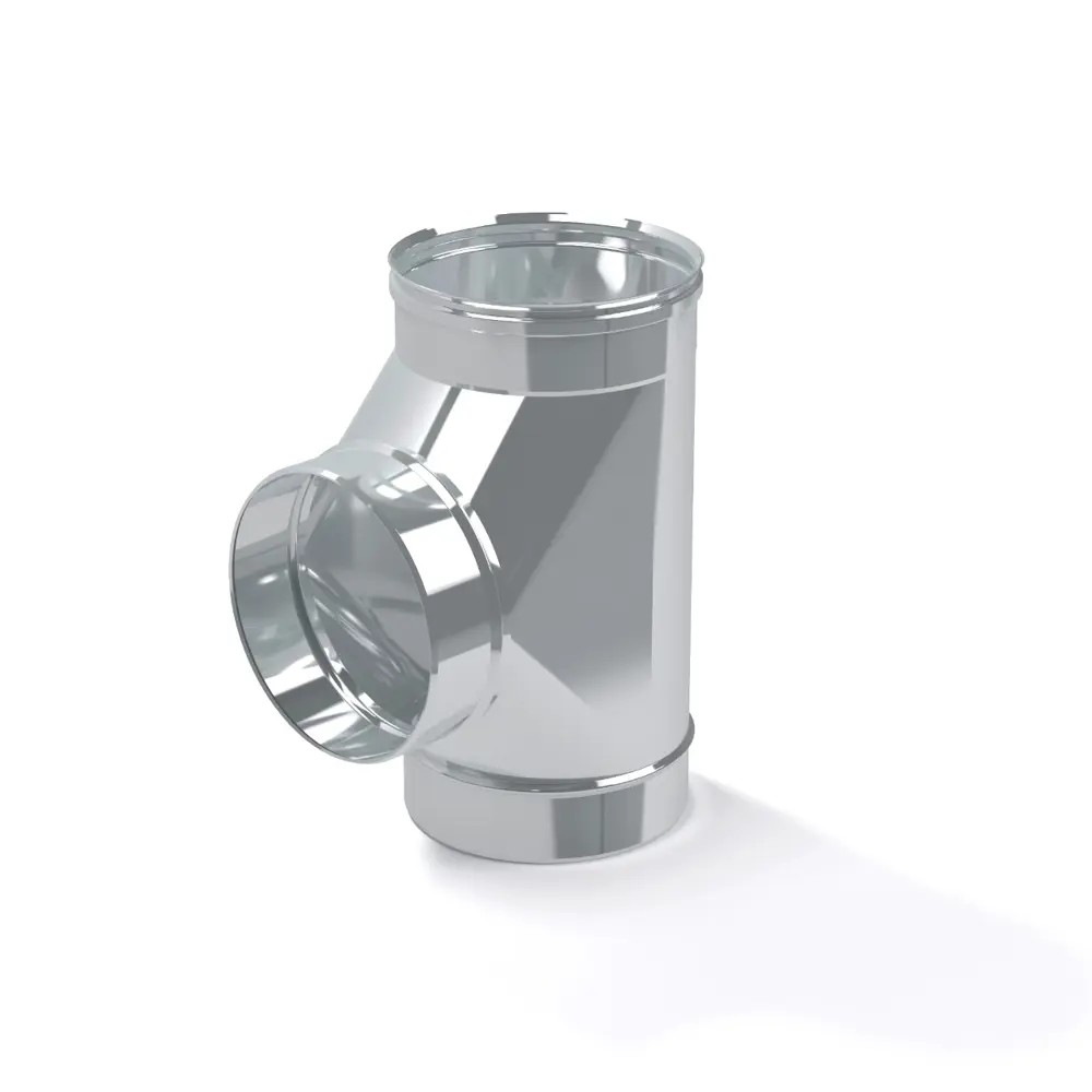 Тройник для дымохода Коракс D110 310x110 мм нержавеющая сталь AISI 430x0.5 мм STLM-2109649