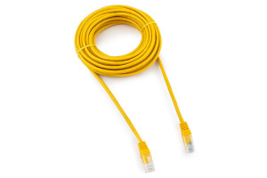 15933228 Патч-корд UTP PP12-7.5M/Y кат.5e, 7.5м, литой, многожильный жёлтый PP12-7.5M/Y Cablexpert