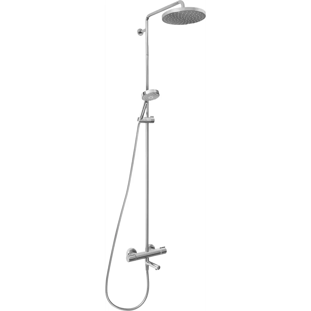 Душевая стойка Jacob Delafon Atom с термостатным смесителем и изливом STLM-2099741