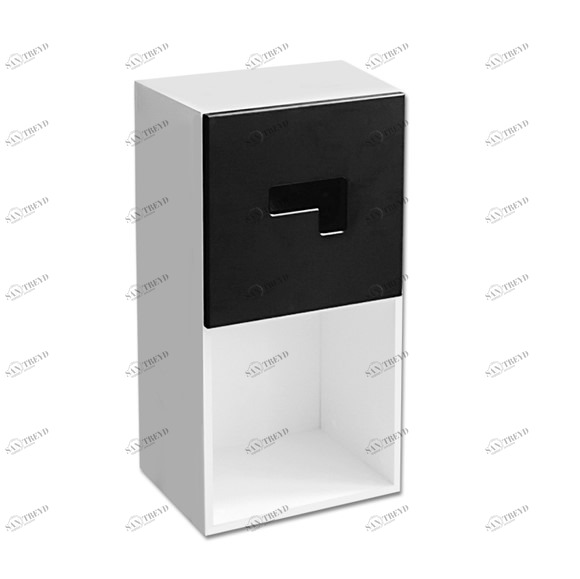 Полка детская навесная вертикальная "Продленка-1" МАНДАРИН ПРОДЛЕНКА 178755 Белый;черный Santreyd 